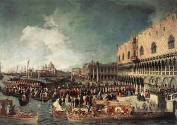 Canaletto Werke - Empfang des Botschafters im Dogenpalast Canaletto